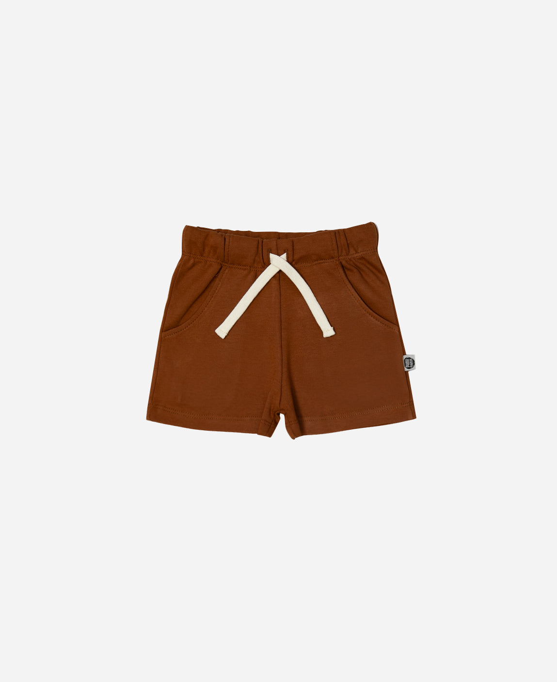 Bermuda Cargo Infantil Unissex Liso Chocolate 100% Algodão