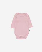 Body de Bebê Manga Longa Unissex | Liso Rose Dust