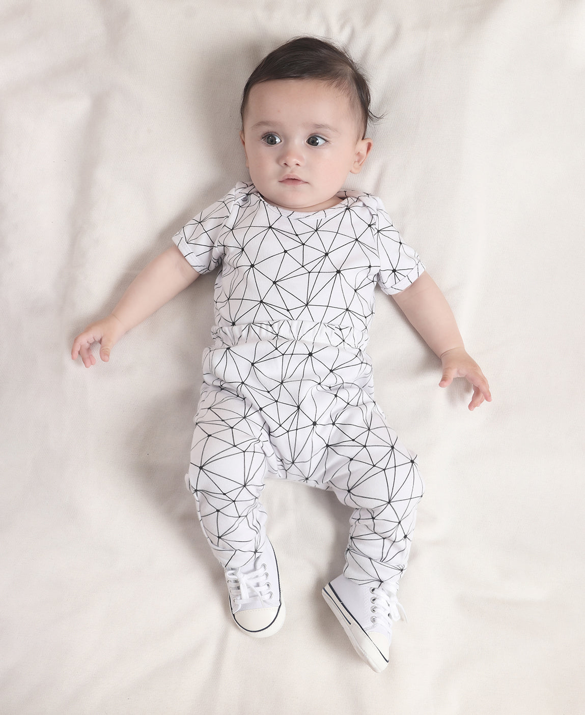 Body de Bebê Manga Curta Unissex | Satellite Branco