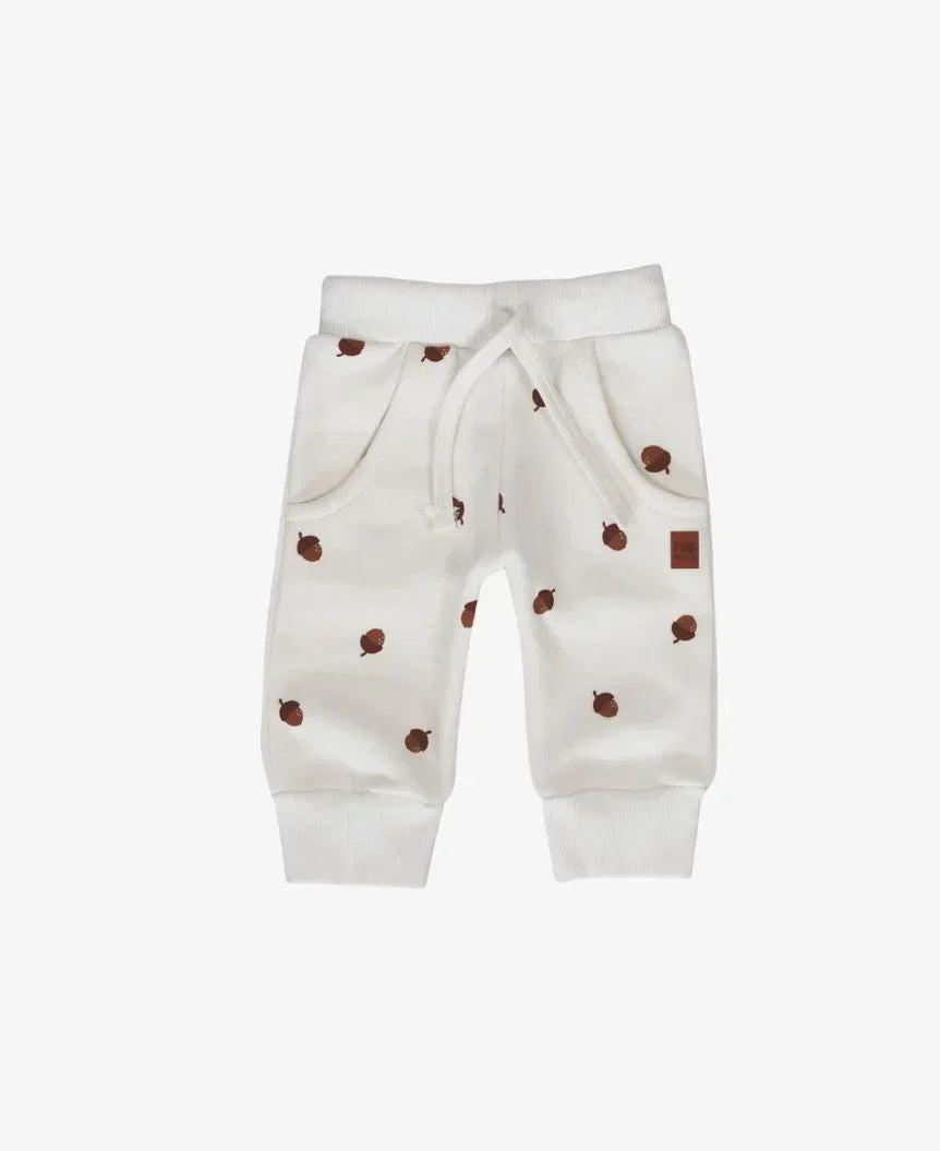 Conjunto de Moletom Infantil Algodão Unissex | Acorn e Beige