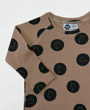 Camiseta Infantil de Inverno Manga Longa Unissex Raglan | Full Moon