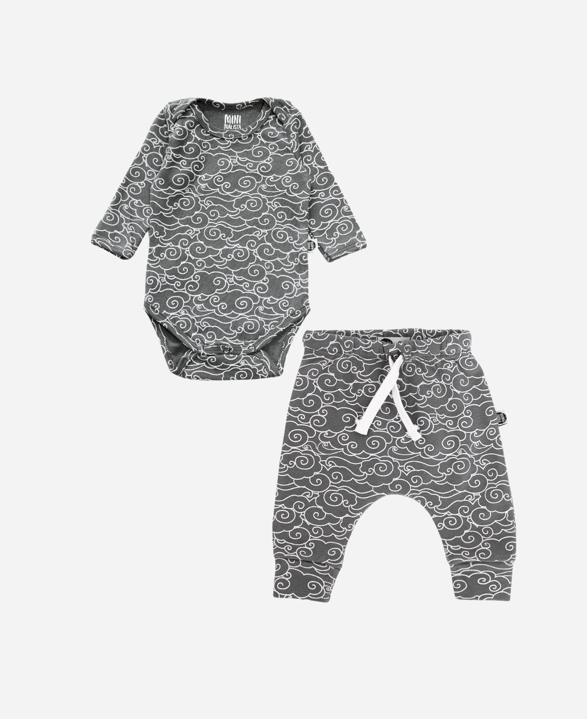 Conjunto Body Manga Longa e Calça Bebê | Dreamy