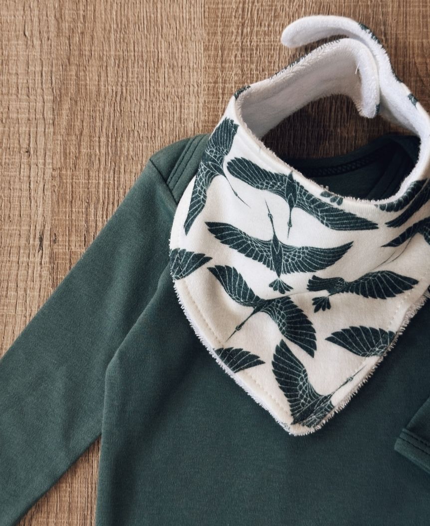 Conjunto Bebê Menino Calça + Body + Babador | Blue Flock