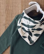 Conjunto Bebê Menino Calça + Body + Babador | Blue Flock