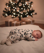 Macacão de Bebê Raglan Botões Unissex | Pine Cones