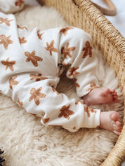 Conjunto Saída de Maternidade Meu Primeiro Natal - 4 Peças | Gingerbread