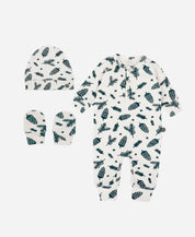 Kit Bebê Macacão Minimalista Natal 3 peças | Pine Cones