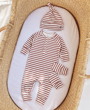 Kit Bebê Macacão Minimalista 3 peças | Listrinhas Chutney