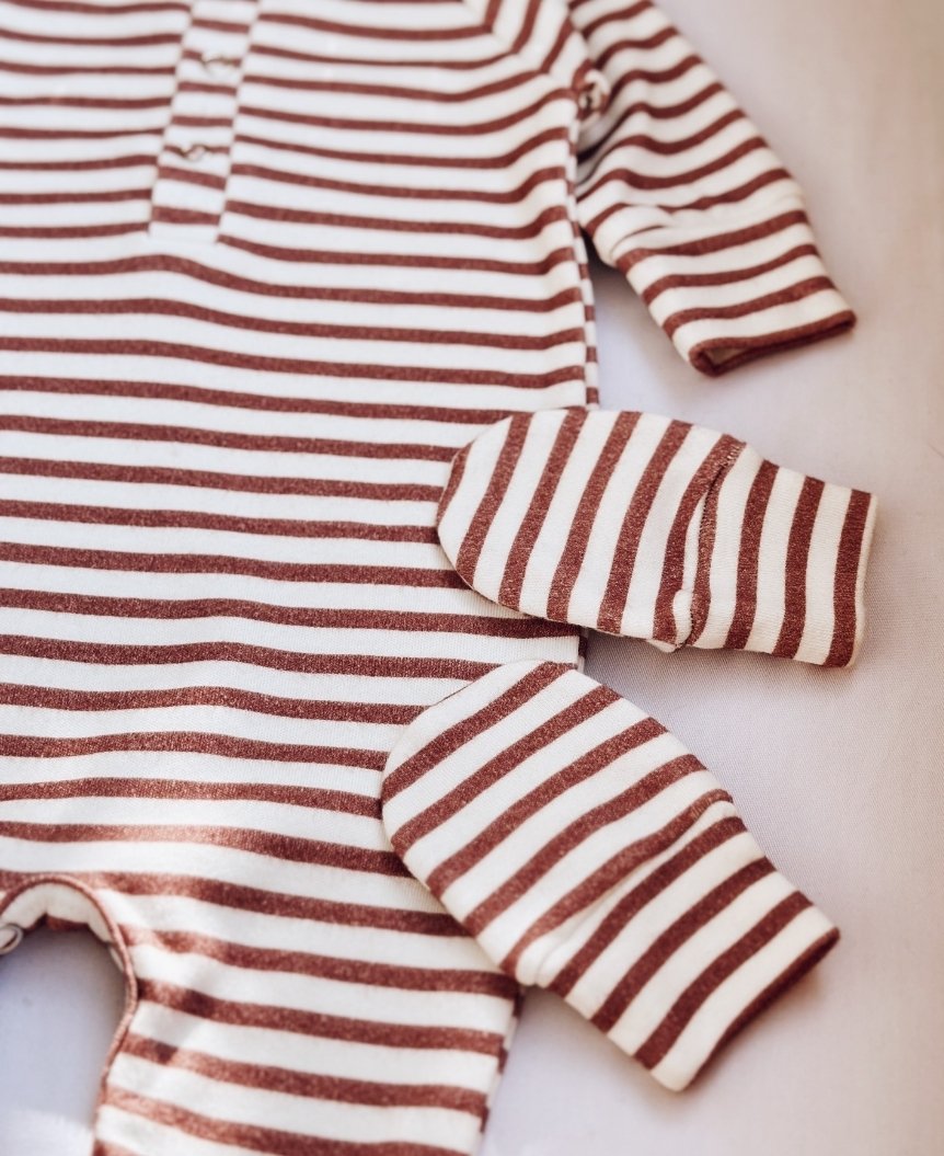 Kit Bebê Macacão Minimalista 3 peças | Listrinhas Chutney