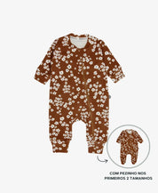 Macacão de Bebê Ziper com opção de Pezinho | Field