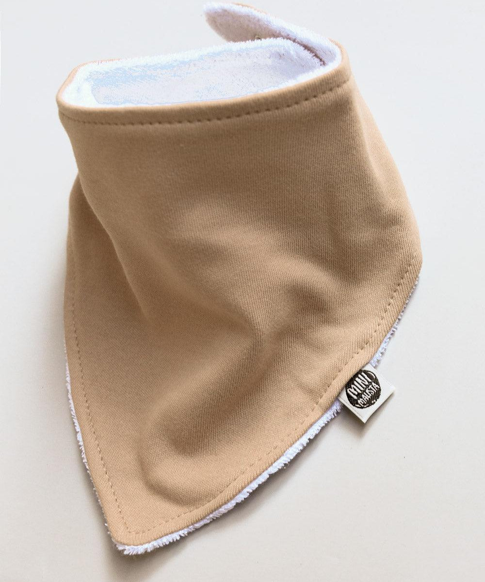 Babador Bandana Unissex MiniMalista | Liso Cinnamon - MiniMalista Baby - 0.3, b2b, Baby, Best, black-friday, com-desconto-mm10, Meia Estação, Menina, Menino, Neutro, Unissex -bebê-minimalista-estiloso