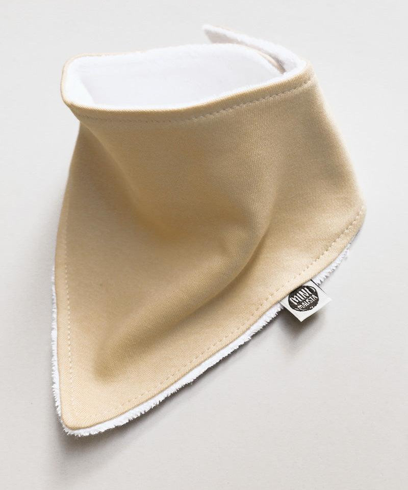 Babador Bandana Unissex MiniMalista | Liso Sand - MiniMalista Baby - 0.25, b2b, Baby, black-friday, com-desconto-mm10, Meia Estação, Menina, Neutro, Unissex -bebê-minimalista-estiloso