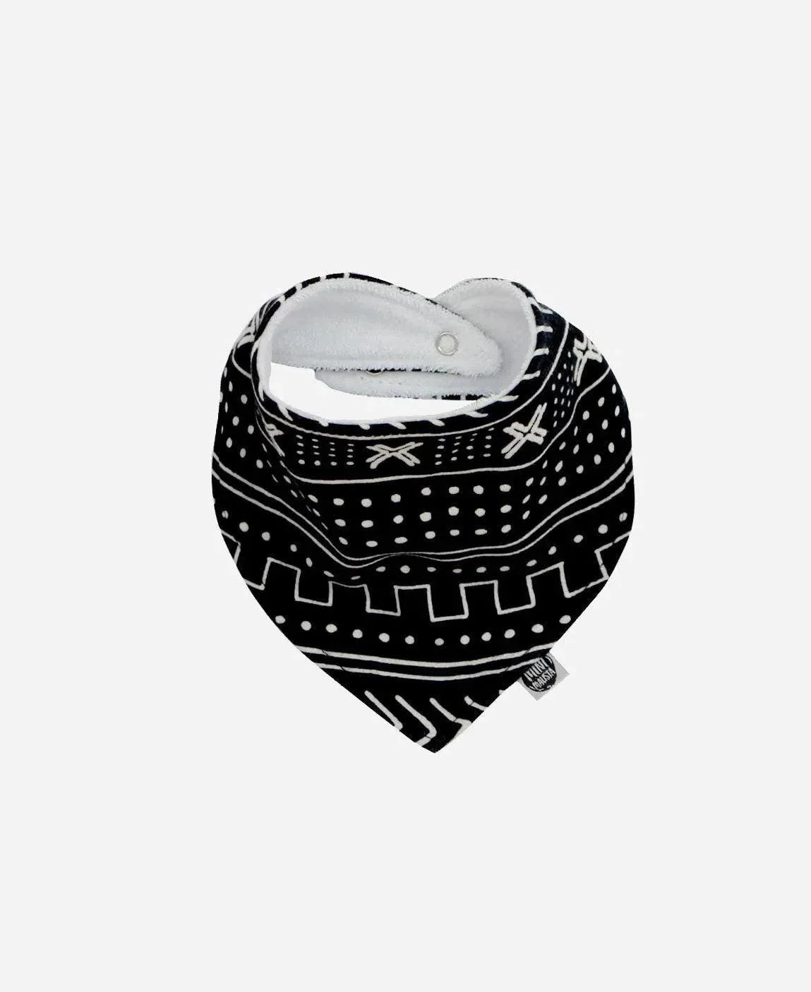 Babador Bandana Unissex MudCloth - MiniMalista Baby - 0.3, b2b, Baby, black-friday, Meia Estação, Menina, Menino, outlet, SALE-FINAL -bebê-minimalista-estiloso