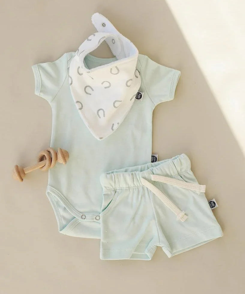 Babador Bandana Unissex | Lucky - MiniMalista Baby - 0.3, b2b, Baby, black-friday, com-desconto-mm10, Meia Estação, Menino, new -bebê-minimalista-estiloso