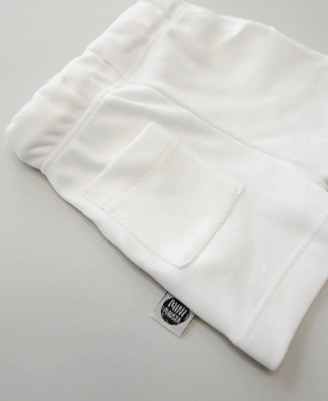 Bermuda Cargo Infantil Unissex MiniMalista | Liso Branco Off - MiniMalista Baby - 0, Ano Novo, anonovo, b2b, Calor, com-desconto-mm10, Kids, Menino, Neutro, new, Reveillon, tab-tam-shorts-cargo, Unissex, Verão -bebê-minimalista-estiloso