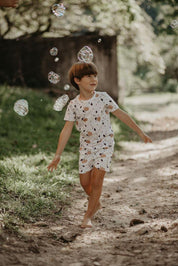 Bermuda Cargo Infantil Unissex | Apples - MiniMalista Baby - 0.25, b2b, Baby, black-friday, Calor, com-desconto-mm10, Kids, Menino, Neutro, new, tab-tam-shorts-cargo, Unissex, Verão -bebê-minimalista-estiloso