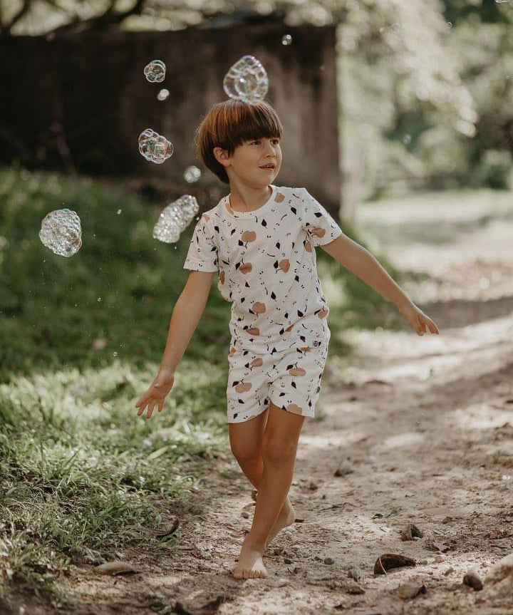 Bermuda Cargo Infantil Unissex | Apples - MiniMalista Baby - 0.25, b2b, Baby, black-friday, Calor, com-desconto-mm10, Kids, Menino, Neutro, new, tab-tam-shorts-cargo, Unissex, Verão -bebê-minimalista-estiloso