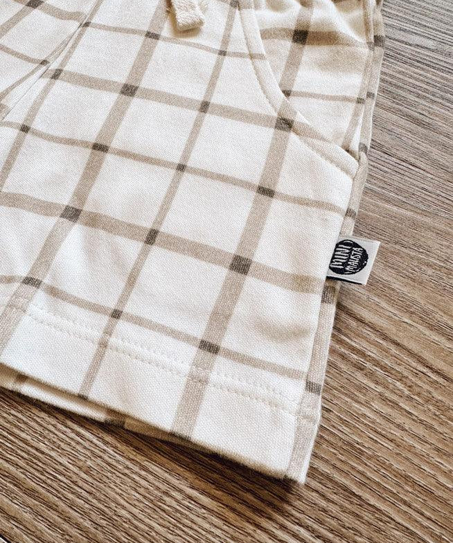 Bermuda Cargo Infantil Unissex | Xadrez Verão - MiniMalista Baby - 0.15, b2b, black-friday, Calor, com-desconto-mm10, Kids, Menino, Neutro, new, tab-tam-shorts-cargo, Unissex, Verão -bebê-minimalista-estiloso