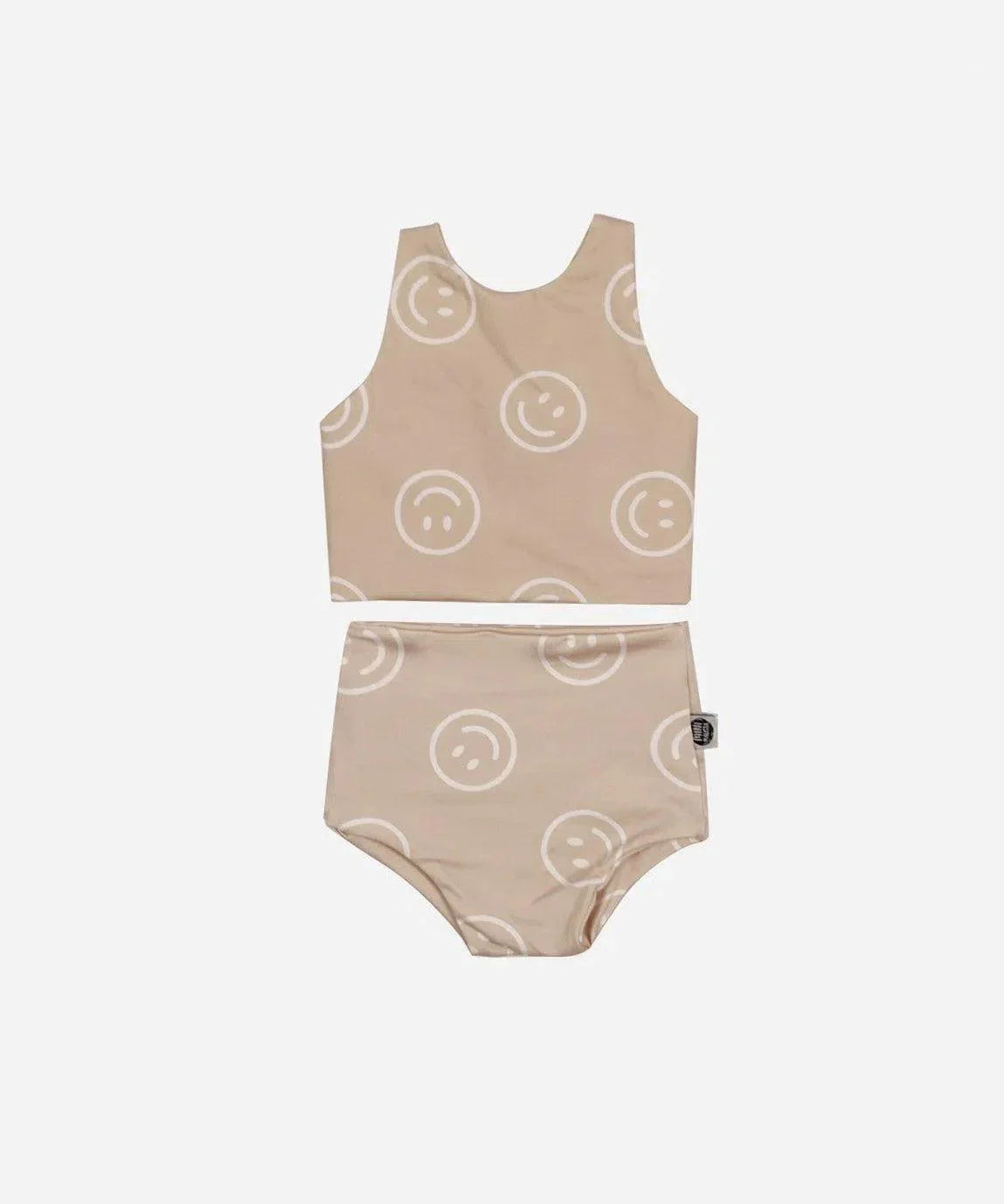 Biquini Dupla Face Infantil Estampado UV50+ | Smiley - MiniMalista Baby - 0, b2b, Calor, com-desconto-mm10, Menina, tab-tam-biquini, Verão -bebê-minimalista-estiloso