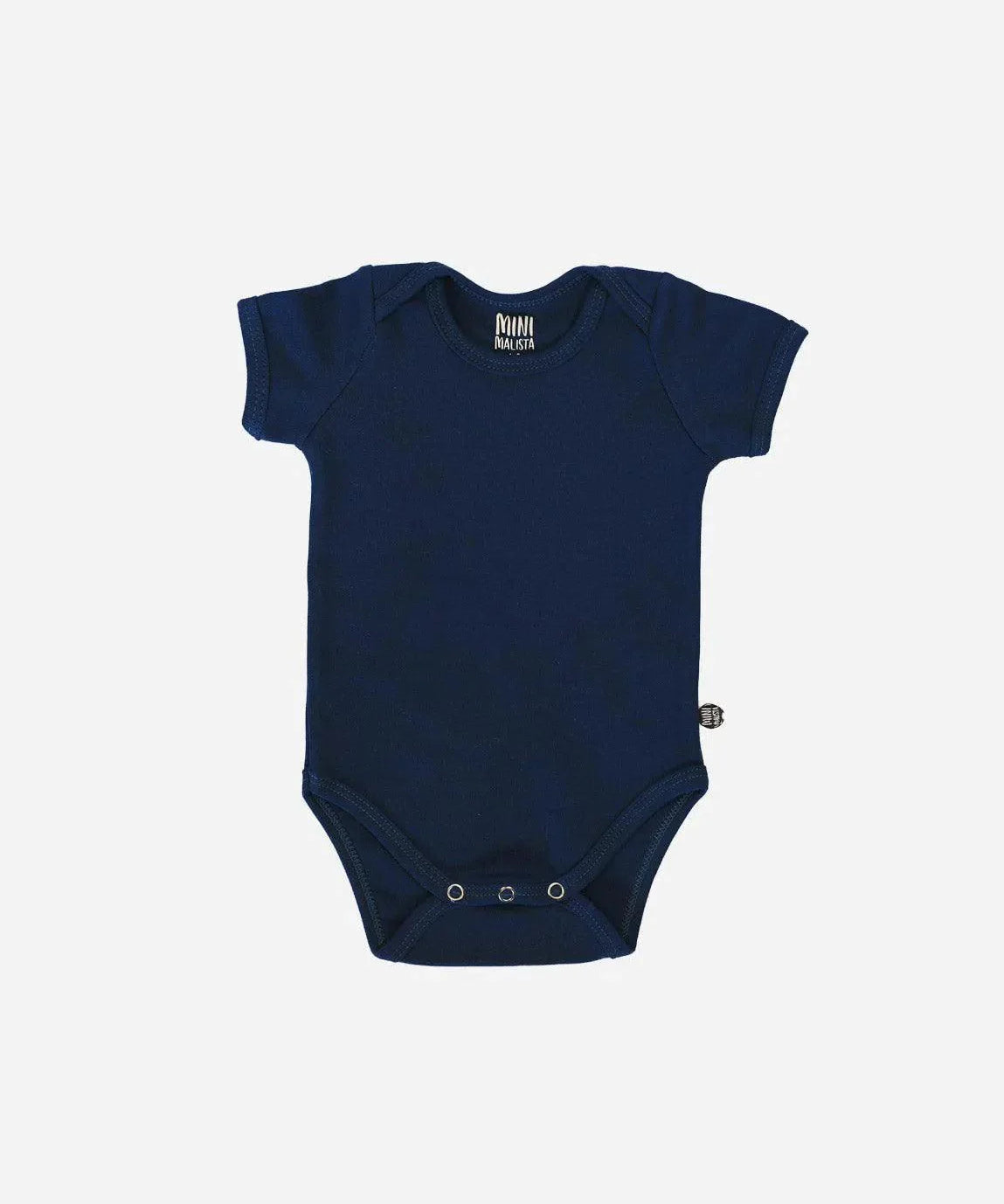 Body de Bebê Manga Curta Unissex MiniMalista | Liso Ocean - MiniMalista Baby - 0.3, b2b, Baby, black-friday, com-desconto-mm10, Meia Estação, Menino, tab-tam-body-curto -bebê-minimalista-estiloso