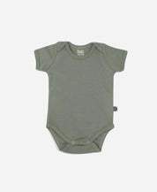 Body de Bebê Manga Curta Unissex MiniMalista | Liso Sage - MiniMalista Baby - 0.3, 0.35, b2b, Baby, black-friday, com-desconto-mm10, Meia Estação, Menino, tab-tam-body-curto -bebê-minimalista-estiloso