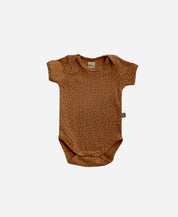 Kit 3 Bodies Manga Curta | Caramelo e Branco Off