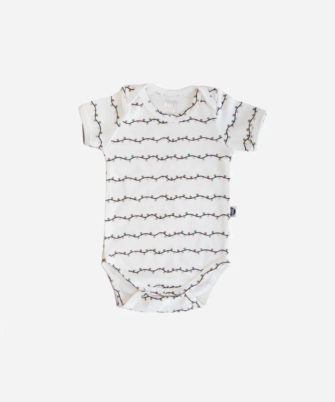 Body de Bebê Manga Curta Unissex | Lights - MiniMalista Baby - 0, Ano Novo, b2b, Baby, Christmas, com-desconto-mm10, Meia Estação, Menina, natal, Neutro, Reveillon, tab-tam-body-curto, Unissex, Xmas -bebê-minimalista-estiloso