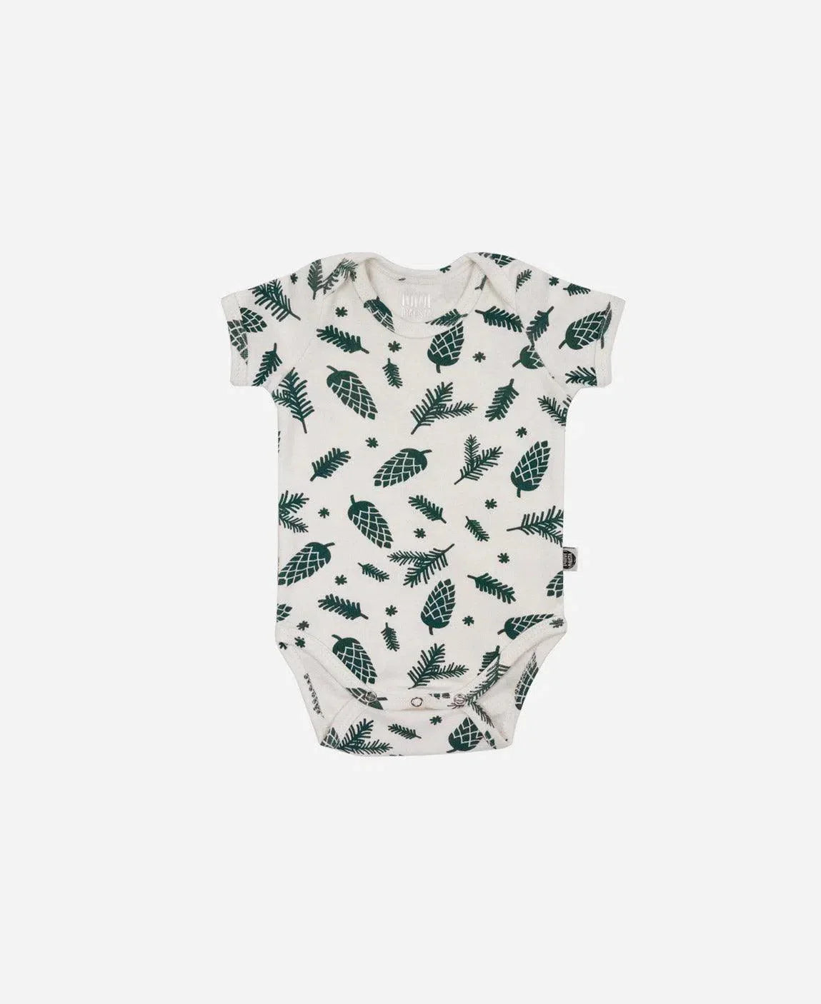 Body de Bebê Manga Curta Unissex | Pine Cones - MiniMalista Baby - 0, b2b, Baby, Christmas, com-desconto-mm10, Meia Estação, Menino, natal, SALE-FINAL, tab-tam-body-curto, Xmas -bebê-minimalista-estiloso