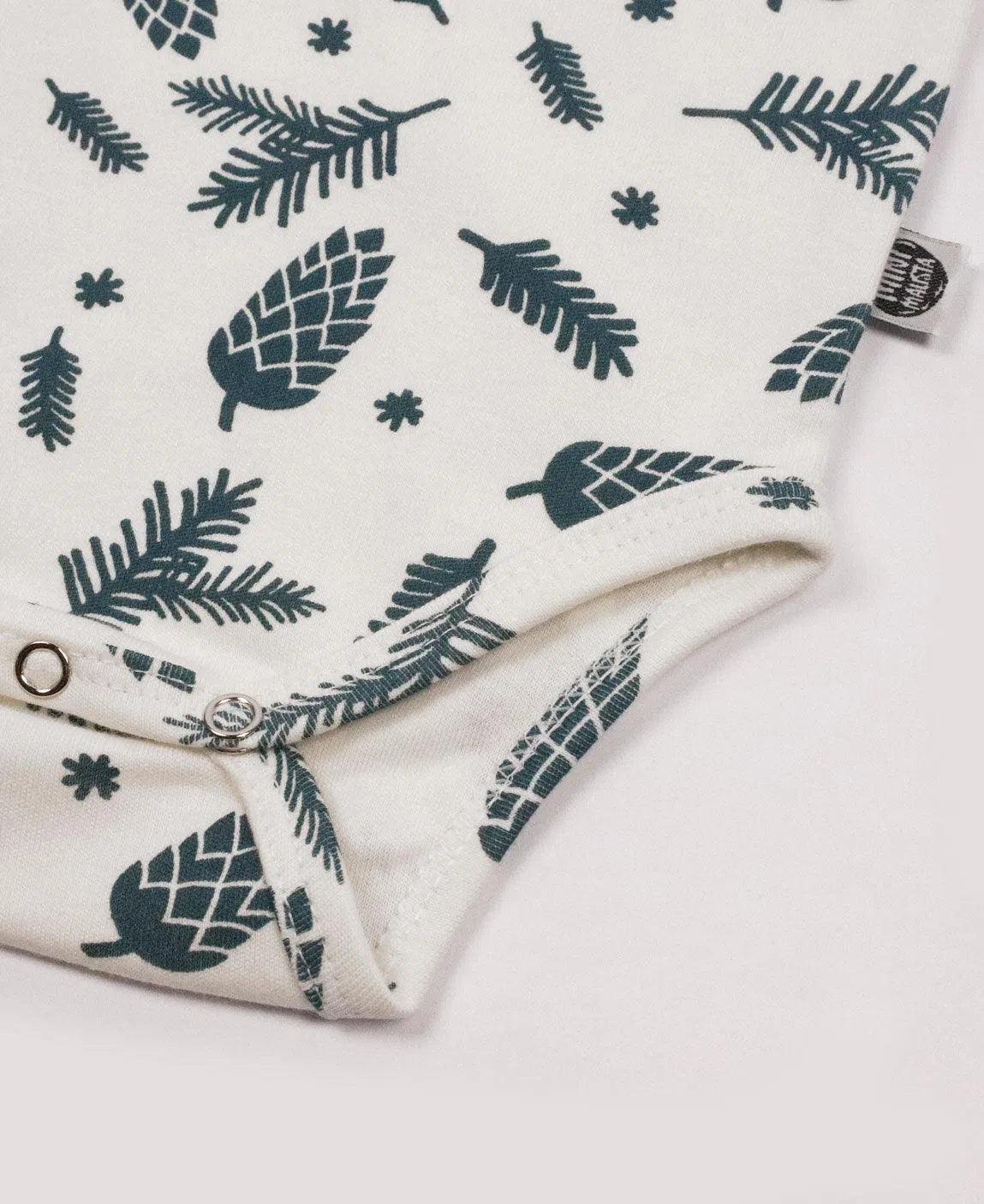 Body de Bebê Manga Curta Unissex | Pine Cones - MiniMalista Baby - 0, b2b, Baby, Christmas, com-desconto-mm10, Meia Estação, Menino, natal, SALE-FINAL, tab-tam-body-curto, Xmas -bebê-minimalista-estiloso