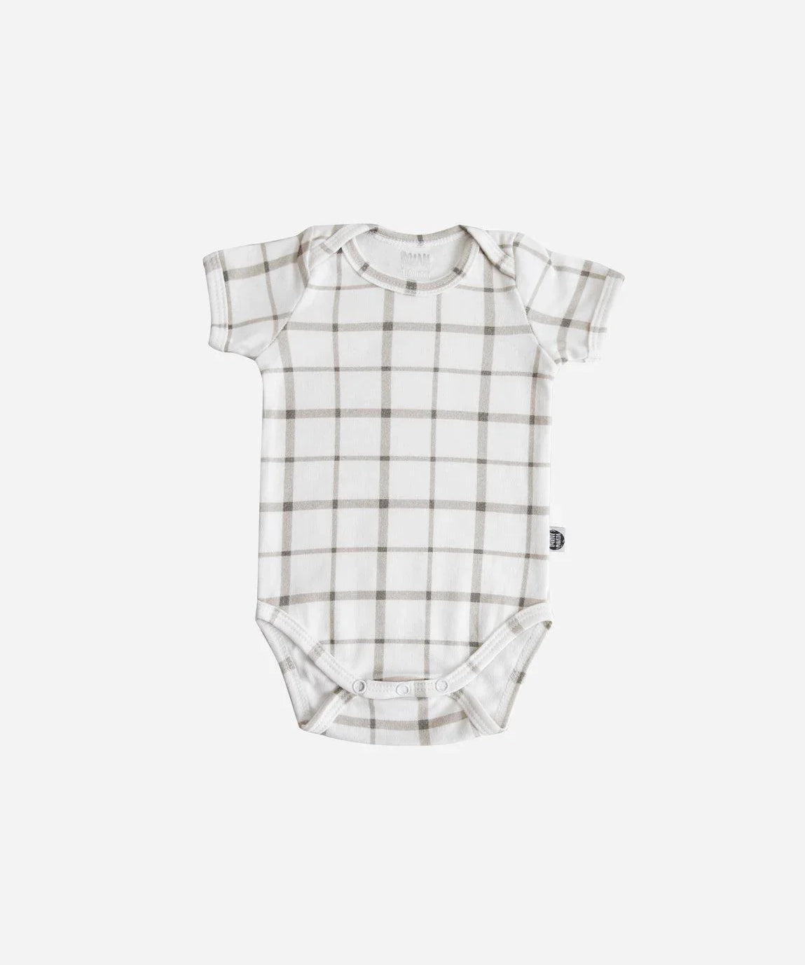 Body de Bebê Manga Curta Unissex | Xadrez Verão - MiniMalista Baby - 0.2, b2b, Baby, black-friday, com-desconto-mm10, Meia Estação, Menino, Neutro, tab-tam-body-curto, Unissex -bebê-minimalista-estiloso