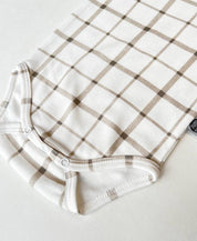 Body de Bebê Manga Curta Unissex | Xadrez Verão - MiniMalista Baby - 0.2, b2b, Baby, black-friday, com-desconto-mm10, Meia Estação, Menino, Neutro, tab-tam-body-curto, Unissex -bebê-minimalista-estiloso