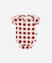 Body de Bebê Manga Curta Unissex Vichy Wine - MiniMalista Baby - 0, b2b, Baby, Christmas, com-desconto-mm10, Meia Estação, Menina, minime, natal, SALE-FINAL, tab-tam-body-curto, Xmas -bebê-minimalista-estiloso