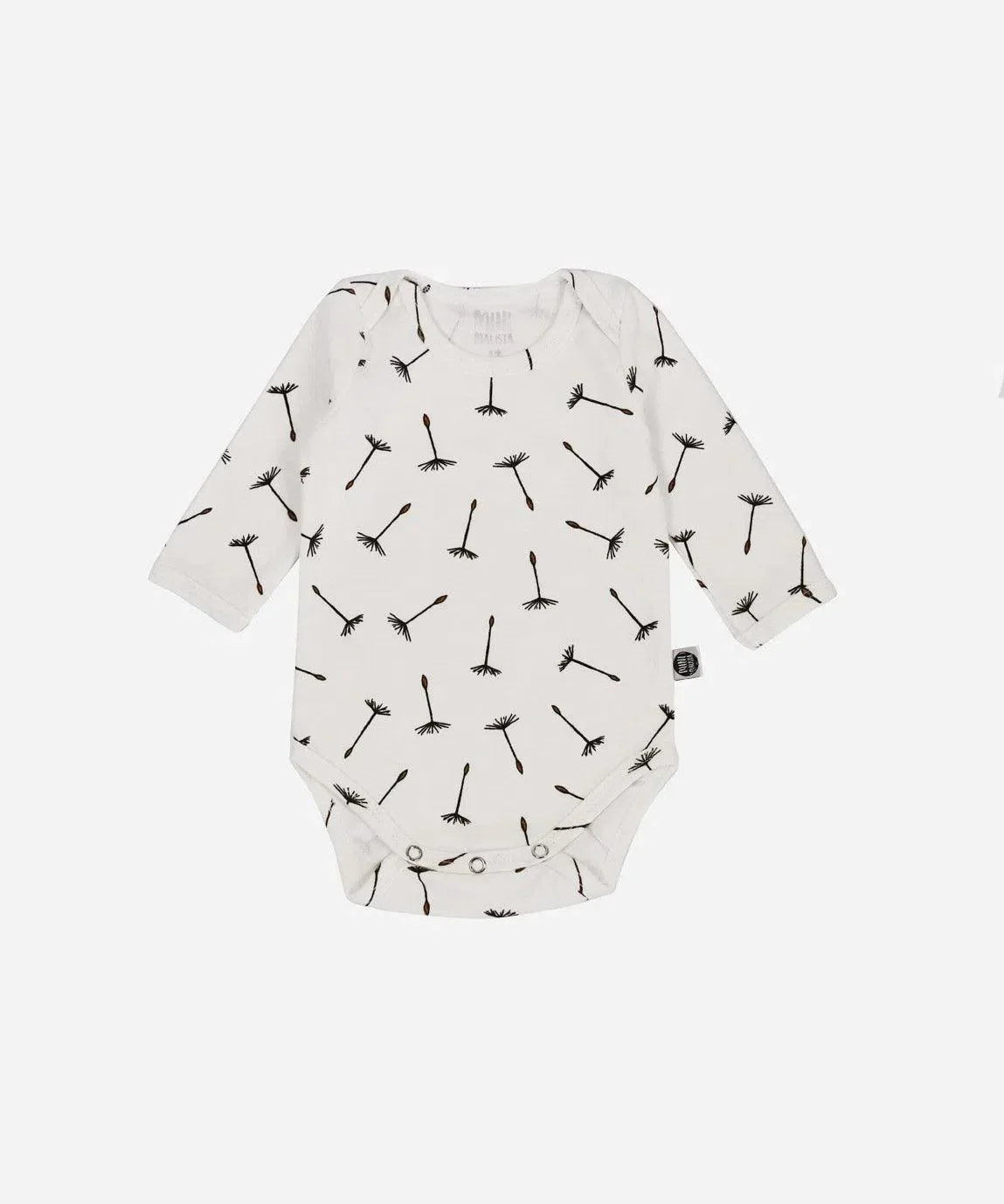 Body de Bebê Manga Longa Unissex | Dandelion - MiniMalista Baby - 0.2, 0.3, Ano Novo, b2b, Baby, black-friday, com-desconto-mm10, Frio, Menina, Menino, Neutro, Reveillon, tab-tam-body-manga-longa, Unissex, Winter Sale 30% -bebê-minimalista-estiloso