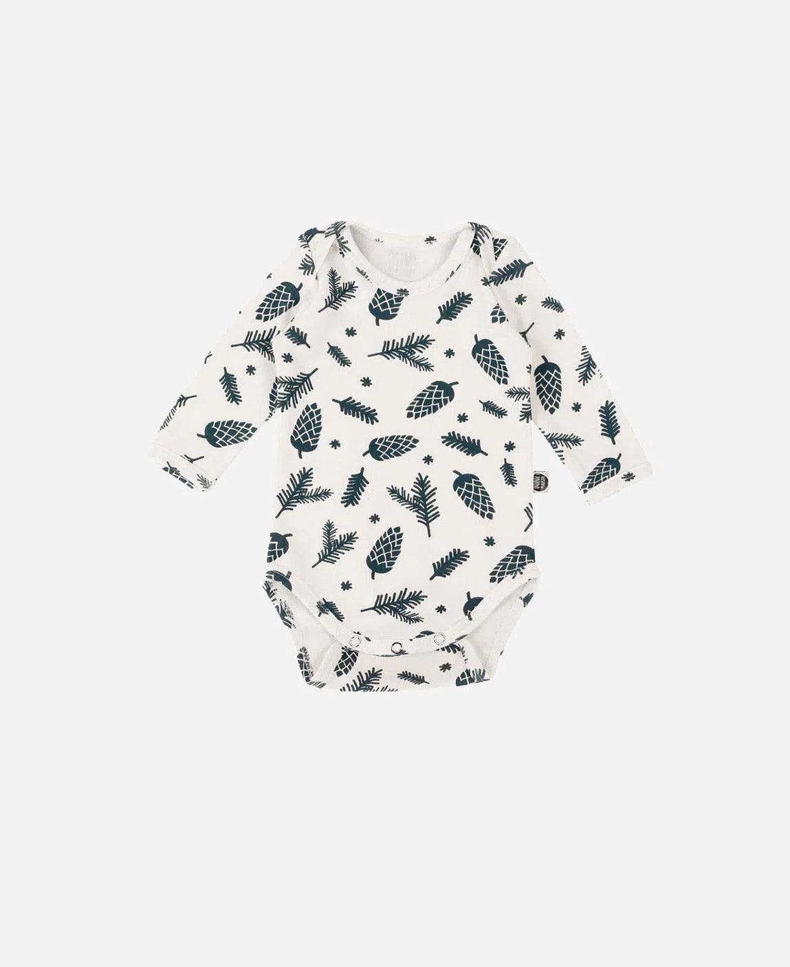 Body de Bebê Manga Longa Unissex | Pine Cones - MiniMalista Baby - 0, b2b, Baby, Christmas, com-desconto-mm10, Frio, Menino, natal, SALE-FINAL, tab-tam-body-manga-longa, Xmas -bebê-minimalista-estiloso