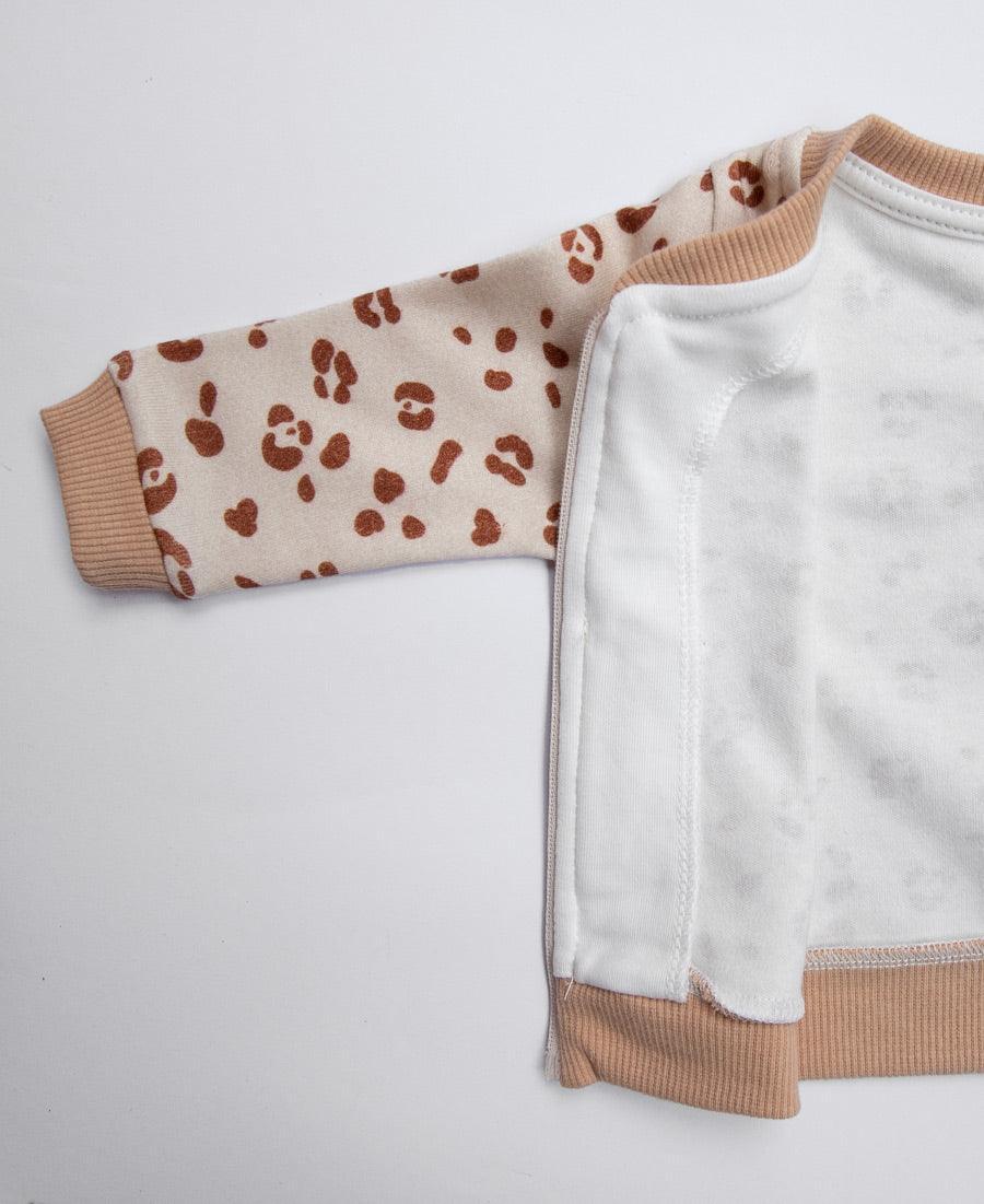 Bomber Unissex Malha | Jaguar - MiniMalista Baby - 0.3, 0.45, b2b, Baby, black-friday, com-desconto-mm10, Frio, Kids, Menina, tab-tam-bomber -bebê-minimalista-estiloso