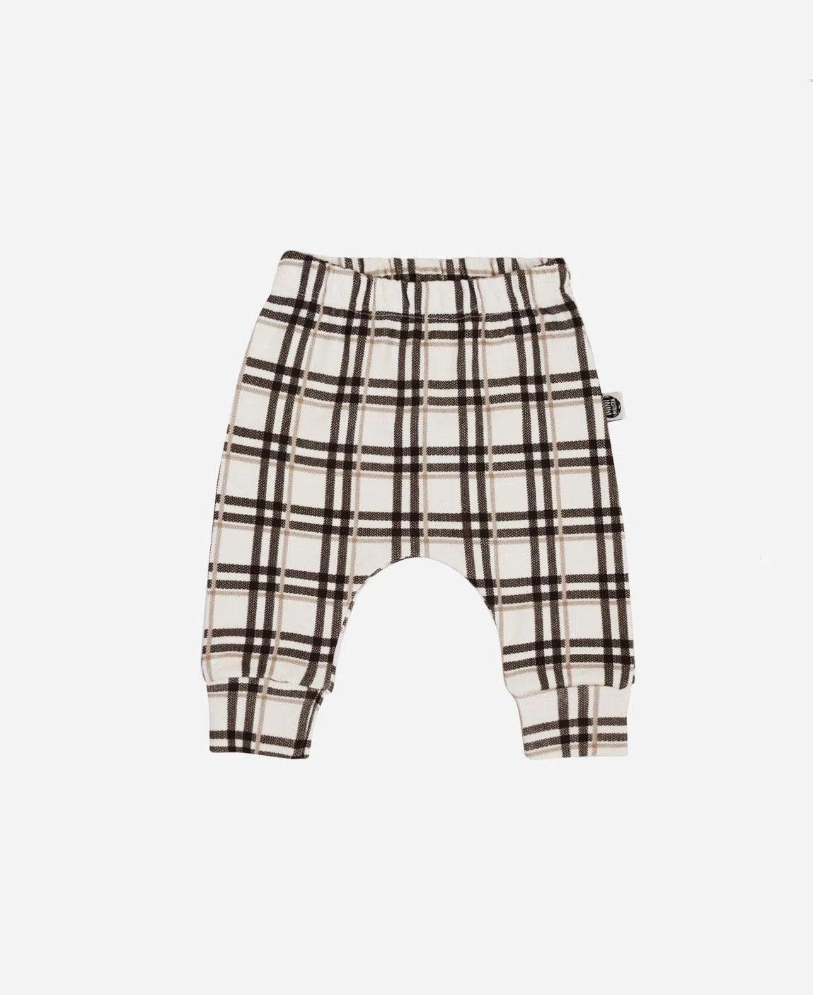 Calça de Bebê Harém Unissex | Xadrez Plaid - MiniMalista Baby - 0.25, 0.3, b2b, Baby, black-friday, com-desconto-mm10, Meia Estação, Menino, Neutro, tab-tam-calça-harem-bebe, Unissex, Winter Sale 30% -bebê-minimalista-estiloso