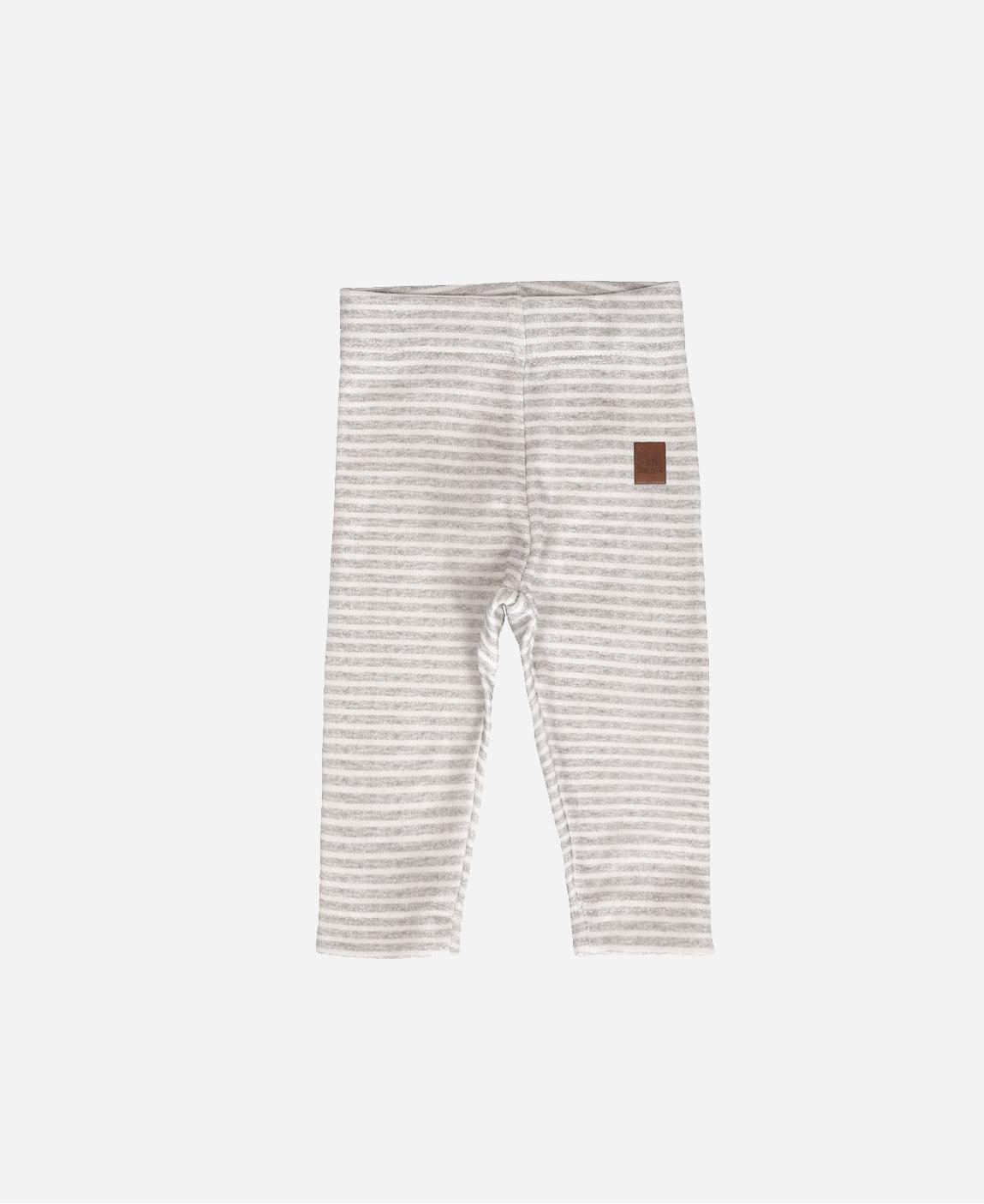 Calça Legging Reta Unissex | Listrinhas Cinza - MiniMalista Baby - 0.3, 0.45, b2b, Baby, black-friday, com-desconto-mm10, Kids, Meia Estação, Neutro, tab-tam-calça-legging, Unissex -bebê-minimalista-estiloso