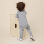 Calça Unissex Slim Canelado MiniMalista | Liso Mescla Médio - MiniMalista Baby - 0.3, b2b, Baby, black-friday, com-desconto-mm10, Frio, Kids, Menino, SALE-FINAL, tab-tam-calça-slim, Winter Sale 30% -bebê-minimalista-estiloso
