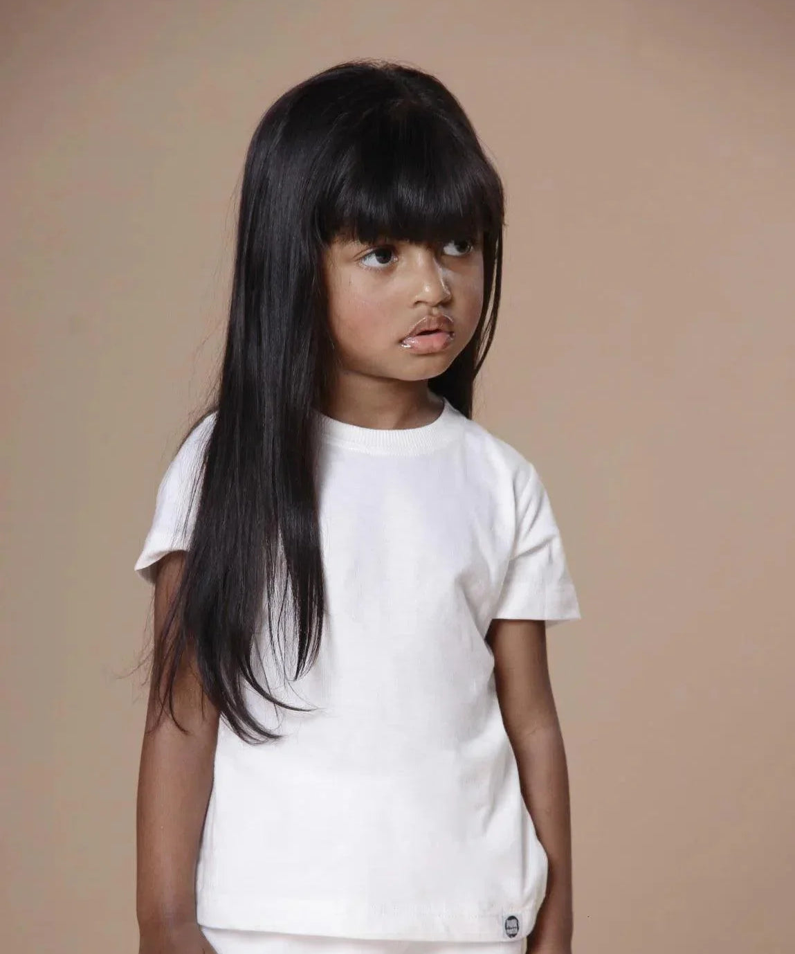 Camiseta Infantil Manga Curta Unissex MiniMalista Liso Branco Algodão - MiniMalista Baby - 0.25, 0.3, anonovo, b2b, Best, black-friday, com-desconto-mm10, Kids, Meia Estação, Menina, Neutro, tab-tam-camiseta-manga-curta, Unissex -bebê-minimalista-estiloso