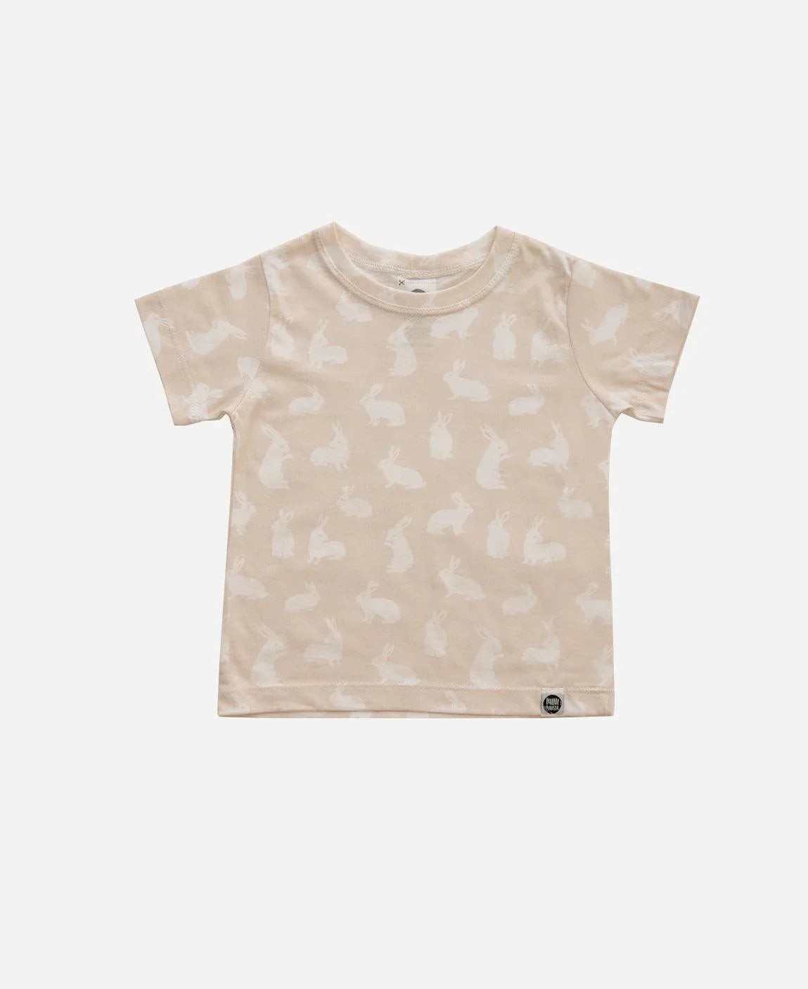 Camiseta Infantil Manga Curta Unissex | Bunny - MiniMalista Baby - 0.2, b2b, black-friday, com-desconto-mm10, Kids, Meia Estação, Menina, minime, tab-tam-camiseta-manga-curta -bebê-minimalista-estiloso