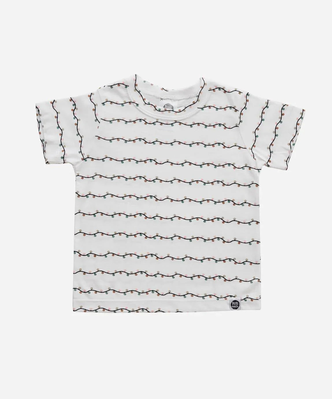 Camiseta Infantil Manga Curta Unissex | Lights - MiniMalista Baby - 0.3, Ano Novo, b2b, black-friday, Christmas, com-desconto-mm10, Kids, Meia Estação, Menina, minime, natal, Neutro, Reveillon, tab-tam-camiseta-manga-curta, Unissex, Xmas -bebê-minimalista-estiloso