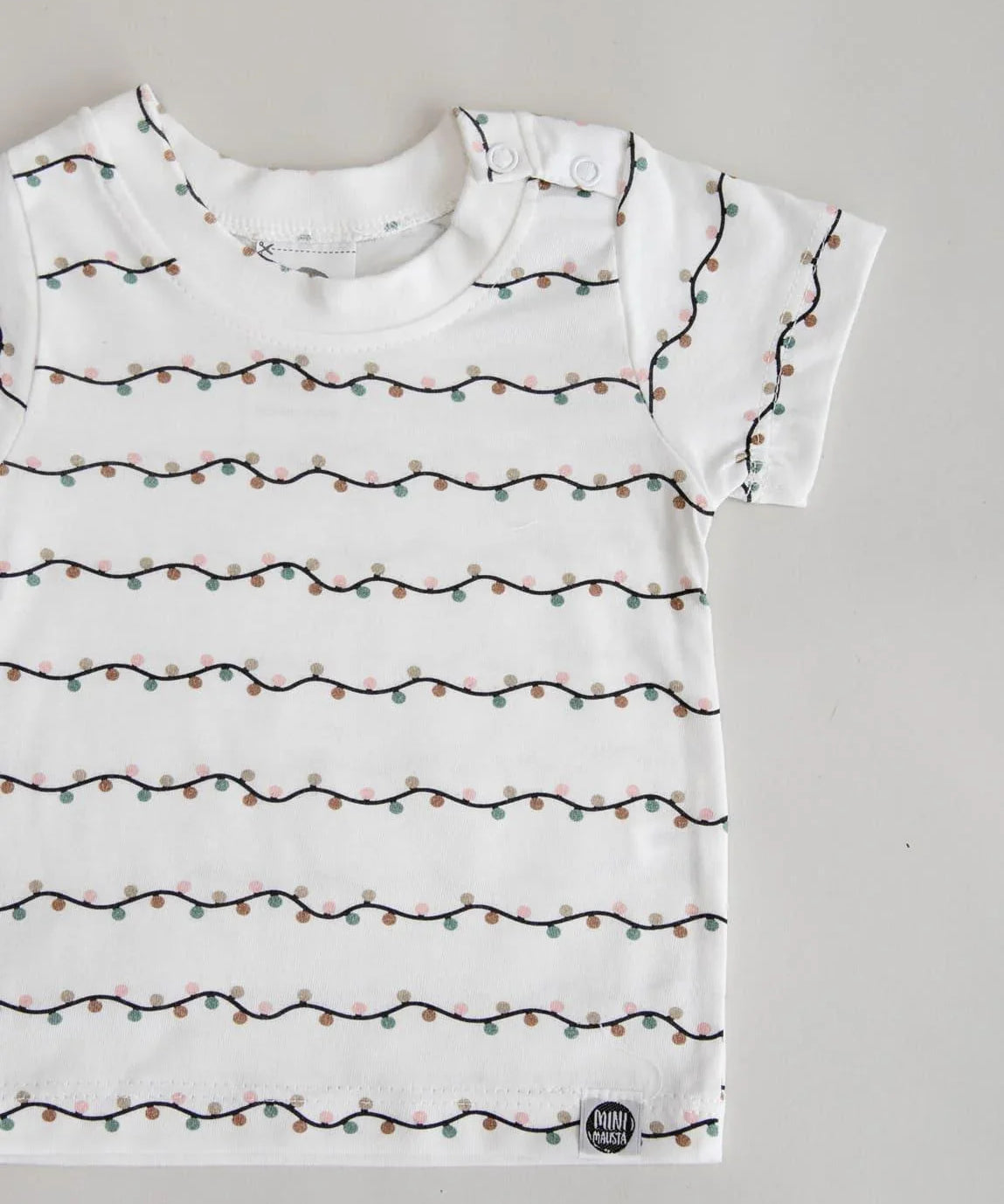 Camiseta Infantil Manga Curta Unissex | Lights - MiniMalista Baby - 0.3, Ano Novo, b2b, black-friday, Christmas, com-desconto-mm10, Kids, Meia Estação, Menina, minime, natal, Neutro, Reveillon, tab-tam-camiseta-manga-curta, Unissex, Xmas -bebê-minimalista-estiloso