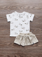 Camiseta Infantil Manga Curta Unissex | Mallard Duck - MiniMalista Baby - 0.2, b2b, black-friday, com-desconto-mm10, Kids, Meia Estação, Menino, minime, tab-tam-camiseta-manga-curta -bebê-minimalista-estiloso