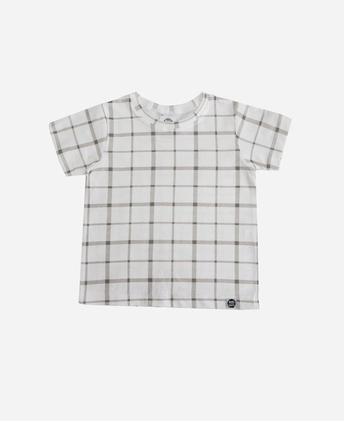 Camiseta Infantil Manga Curta Unissex | Xadrez Verão - MiniMalista Baby - 0.2, b2b, black-friday, com-desconto-mm10, Kids, Meia Estação, Menino, minime, Neutro, tab-tam-camiseta-manga-curta, Unissex -bebê-minimalista-estiloso