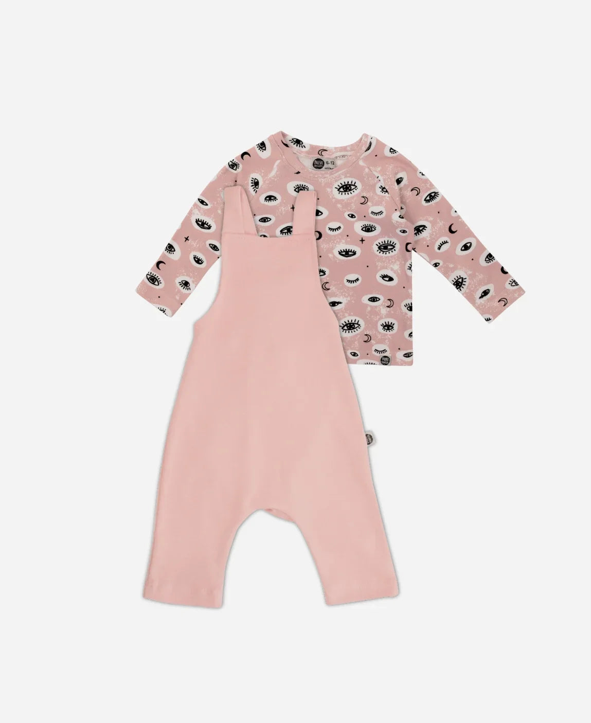 Conjunto Infantil Salopette e Camiseta Longa | Mystic Eyes