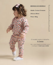 Conjunto de Moletom Infantil Leve | Mystic Eyes
