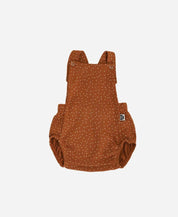 Jardineira de Bebê Unissex | Bolinhas Outono - MiniMalista Baby - 0.3, 0.35, b2b, Baby, black-friday, Calor, com-desconto-mm10, Menina, tab-tam-jardineiras, Verão -bebê-minimalista-estiloso