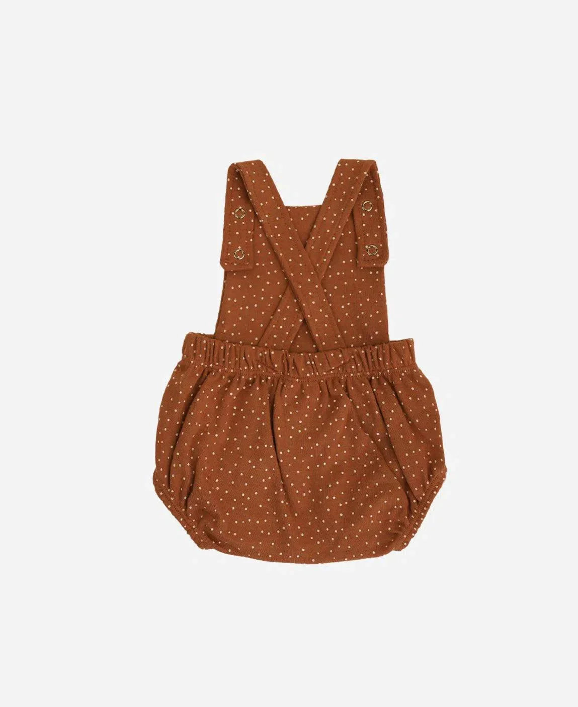 Jardineira de Bebê Unissex | Bolinhas Outono - MiniMalista Baby - 0.3, 0.35, b2b, Baby, black-friday, Calor, com-desconto-mm10, Menina, tab-tam-jardineiras, Verão -bebê-minimalista-estiloso