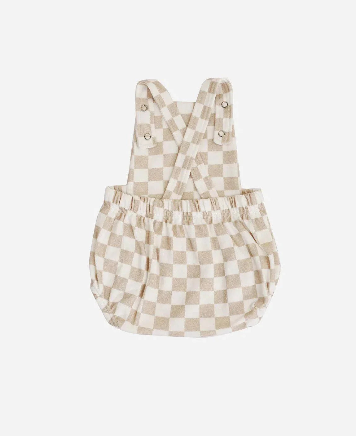 Jardineira de Bebê Unissex | Racer Beige - MiniMalista Baby - 0.3, b2b, Baby, black-friday, Calor, com-desconto-mm10, Menina, Neutro, tab-tam-jardineiras, Unissex, Verão -bebê-minimalista-estiloso