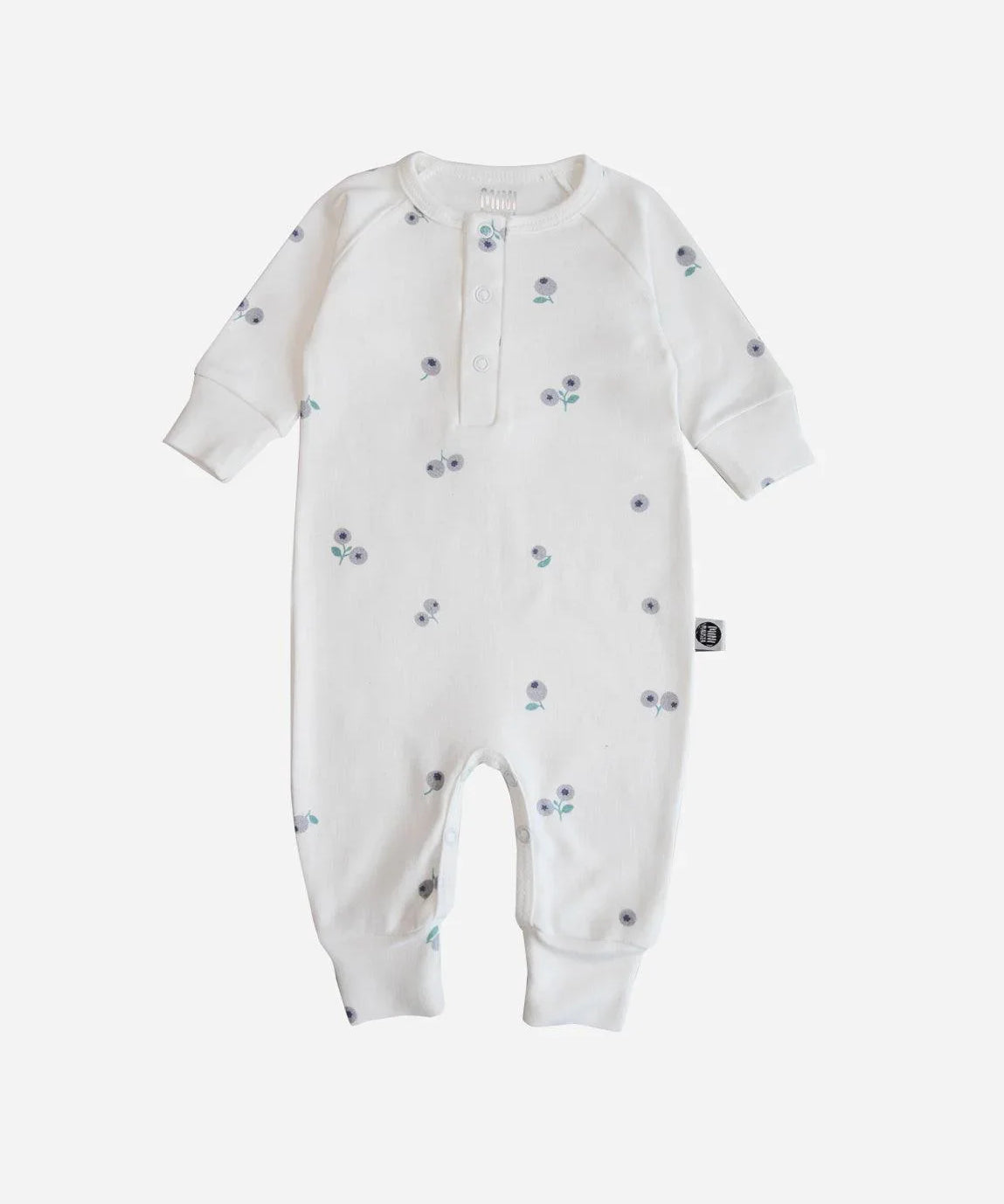 Macacão de Bebê Raglan Botões Unissex | Blueberry - MiniMalista Baby - 0.3, 2macacoespor199, b2b, Baby, black-friday, com-desconto-mm10, Meia Estação, Menino, Neutro, tab-tam-mac-botões, Unissex -bebê-minimalista-estiloso